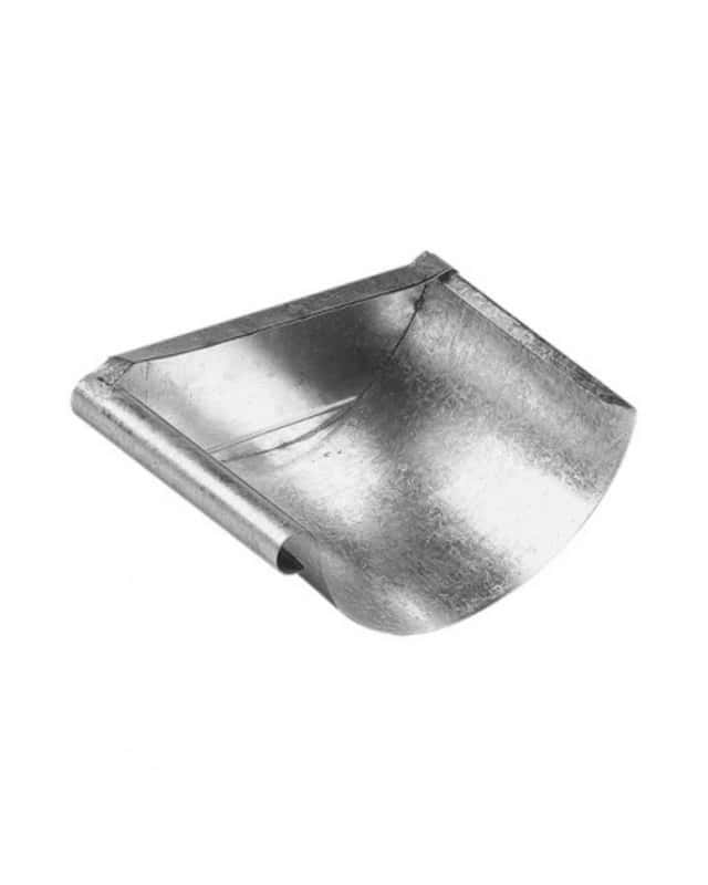 Cabeceras Media Caña Izquierda De 18 CM. Zinc