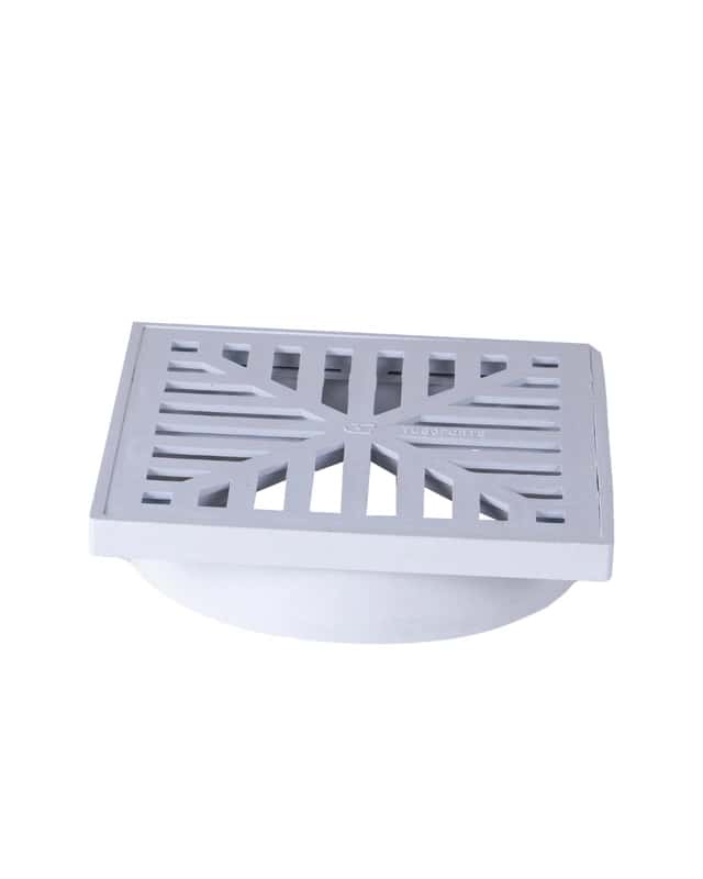 Porta Rejilla Con Rejilla De 20 X 20 P/Pileta Codigo 00007