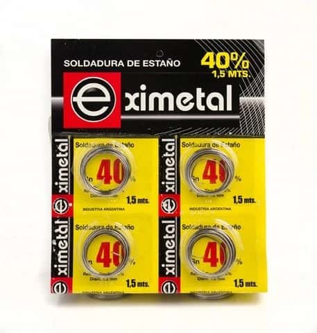 Display De Estaño Al 40 % X 10 Un.