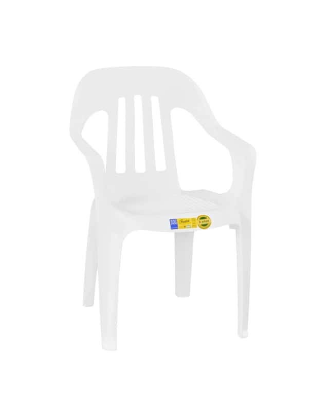 Silla "Fiesta" Rejillada Blanca