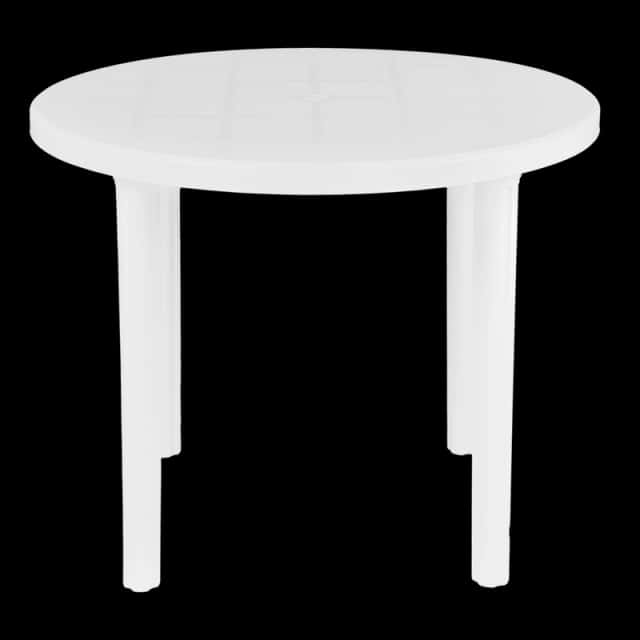 Mesa Circular 90 CM. Blanca