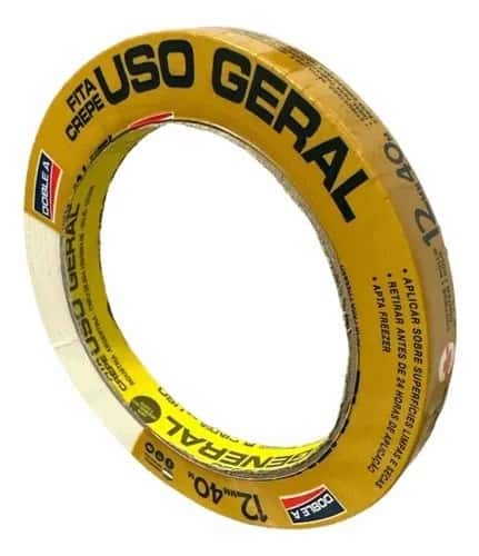 Cinta De Enmascarar Multiuso 40 MTS. De 12 MM.