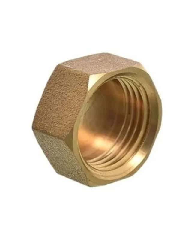 Tapa Hembra 1" Bronce
