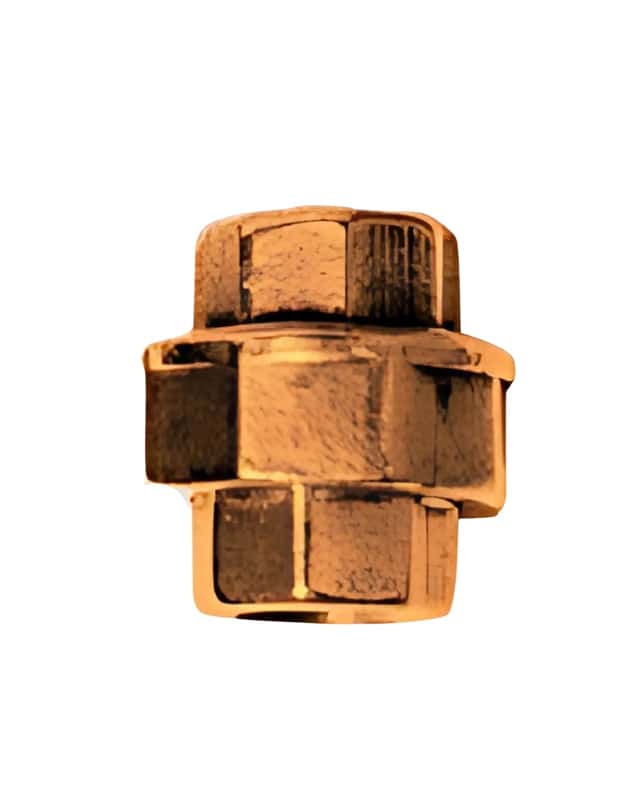 Union Doble Conica H.H. 1 1/2 Bronce