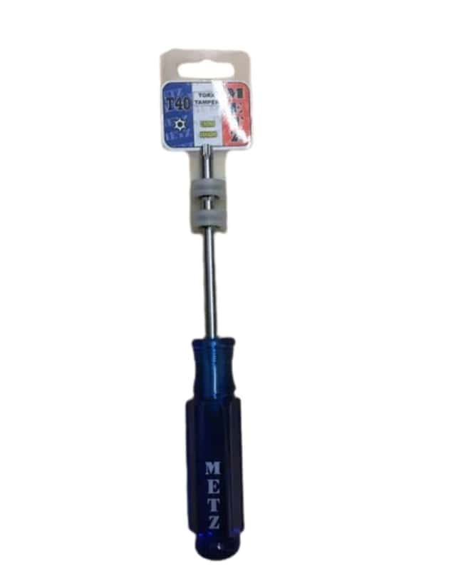 Destornillador Punta Torx Tamper T40