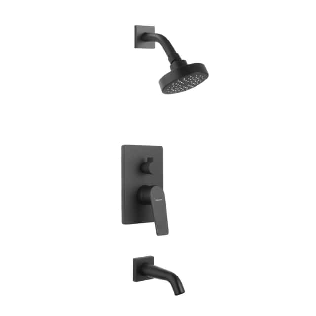 Ducha Emb.C/T. Monocomando Black Rio 80-176N