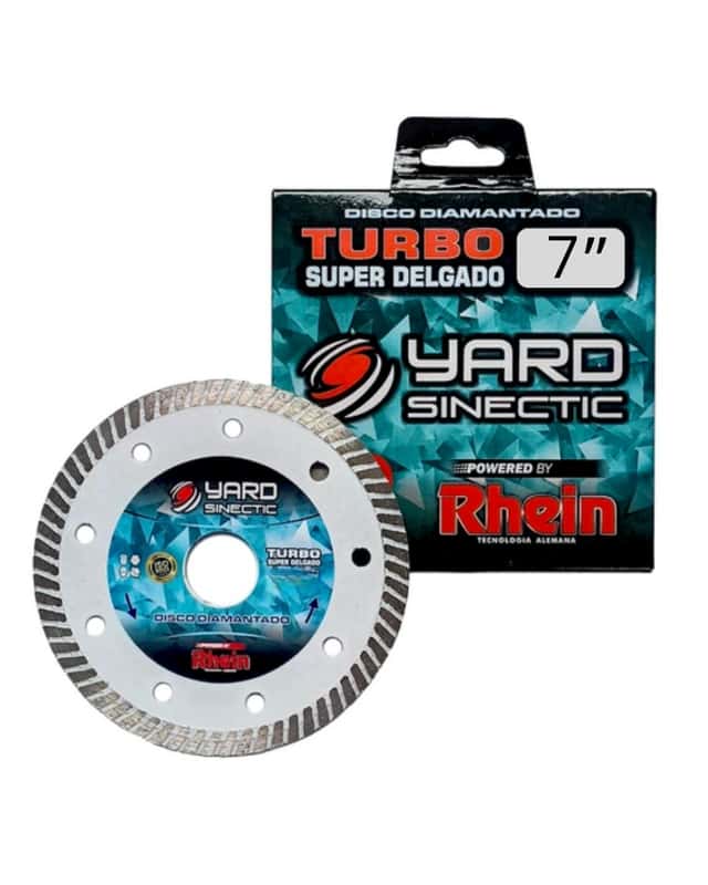Disco Diamantado Turbo Super Delgado 178 MM "Yard"
