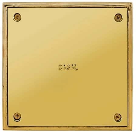 Tapa "Casal" 10 X 10 P/Lavadero Acero Inox.