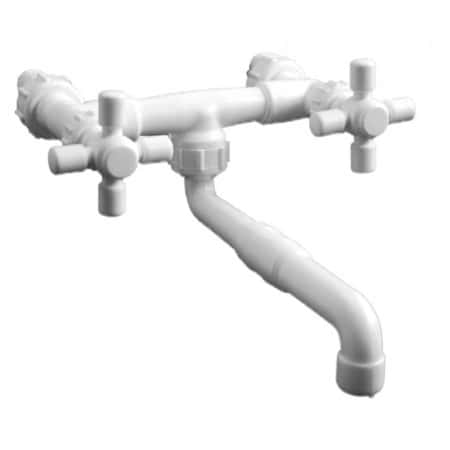 Juego Pared Pico Movil Recto Blanco Plastico
