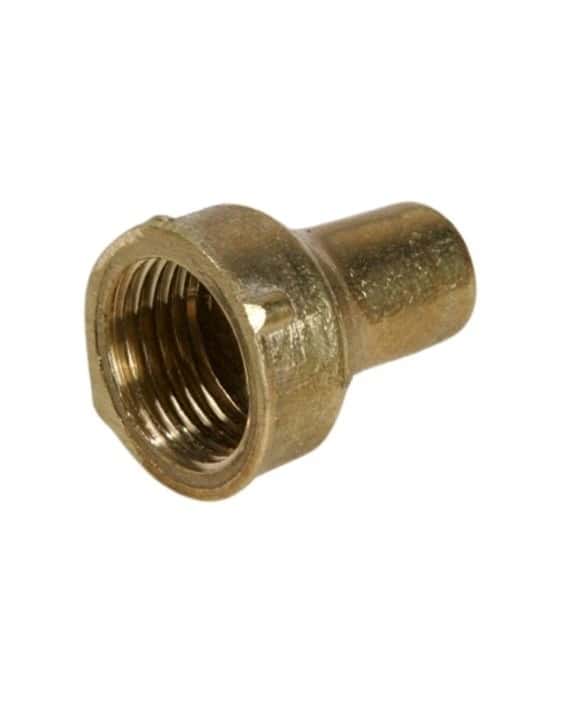 Cuplas Para Soldar Reforzada 1" Bronce