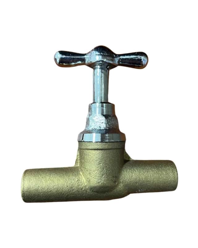 Llave Paso Plomo 1/2 Cromo