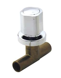 Llave Paso Plomo 1/2 Con Campana