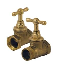 Llave Paso Hierro 1/2 Bronce M-H