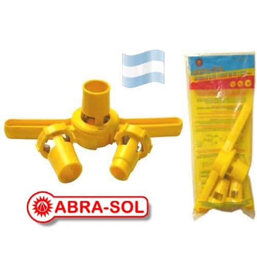 Terraja P/Caño PVC 1/2 A 1 Bolsa