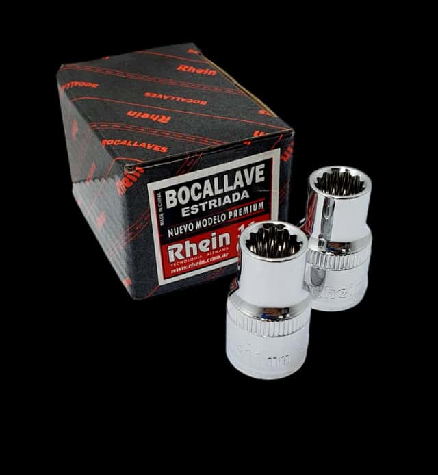 Bocallave Estriado Corto De 11 MM.