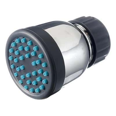 Lluvia PVC Articulada Cromo Con Anticalcareo