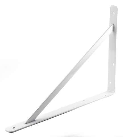 Soporte Travesaño Blanco De 4 MM. 25 CM. X 40 CM.