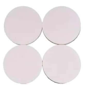 Tope Goma Redondo 4 CM. X 4 Un. Blanco