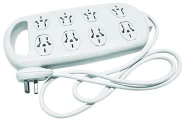 Prolong. Ovalada 8 Tomas C/Cable 1,5 MTS.