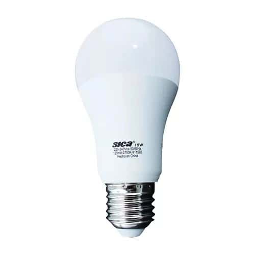 Lampara Clasica LED 15 W. E27 Luz Calida