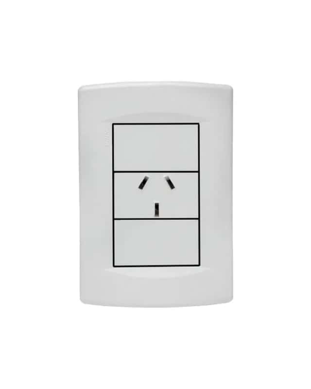 Toma Blanco Premium 10 Amp. 1 Modulo