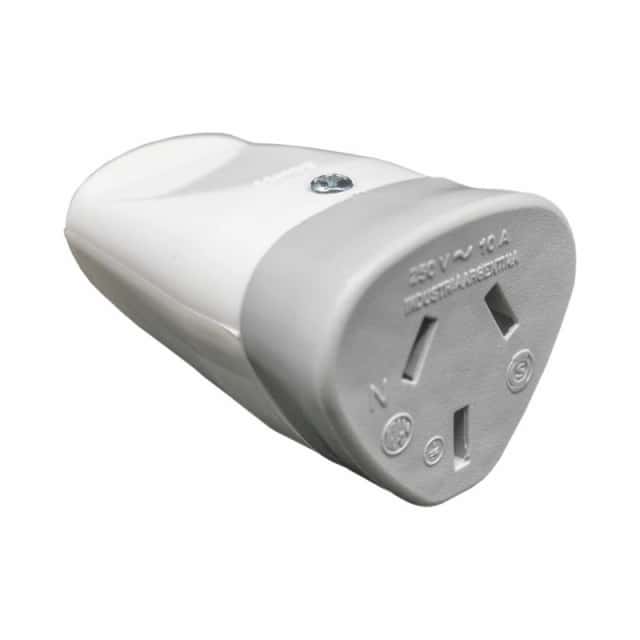 Ficha Hembra Axial Blanco Binorma