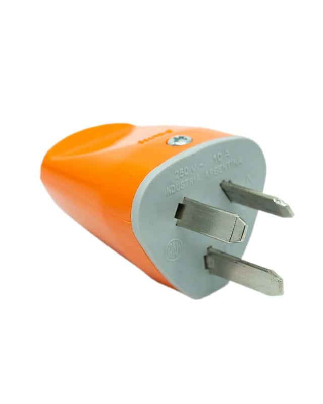 Ficha Macho Axial Naranja