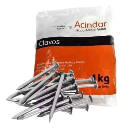 Clavo Punta Paris De 2" Bolsa X 1 KG.