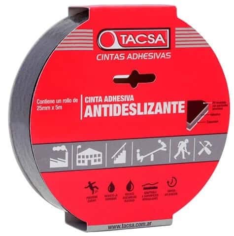 Cinta Antideslizante 25 MM. X 5 MTS. Negro