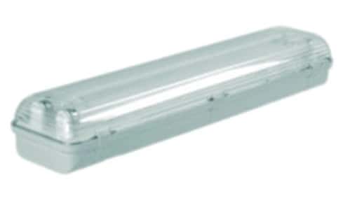 Estanco LED 2X18 W. C/Tbo Luz Dia