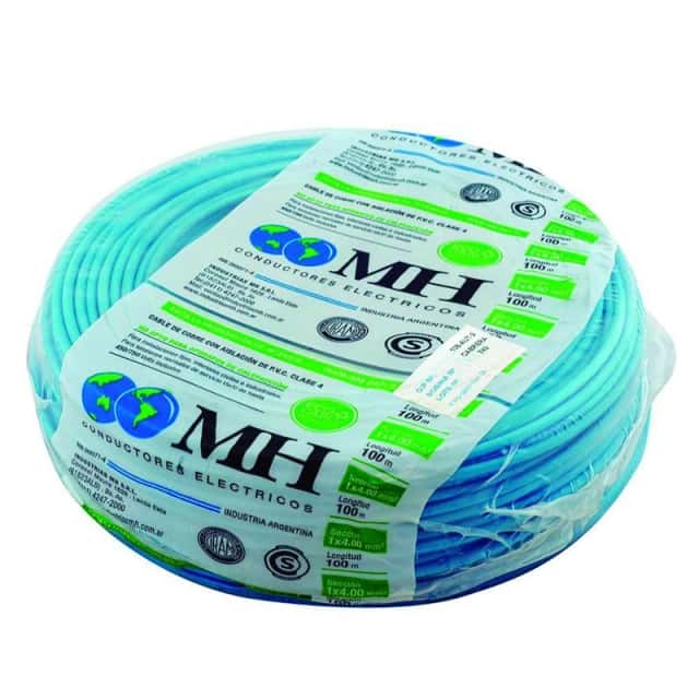 Cable Unipolar 1 X 1,5 Celeste X 100 MTS.