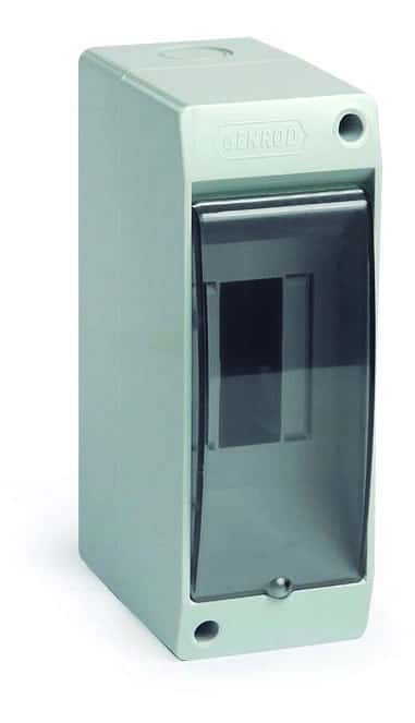 Caja P/Pilastra 4 Bocas IP65 Gris