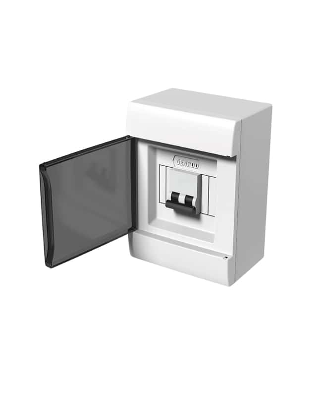 Caja Sobrep. Q-Energy 4 Polos Gris-Fume