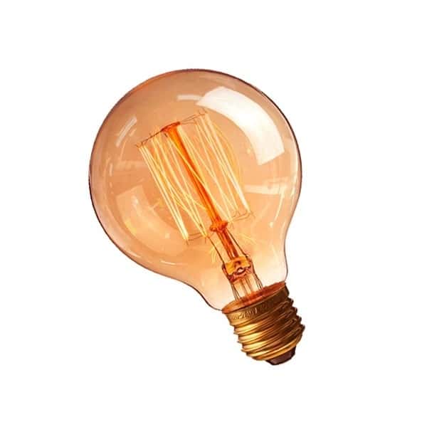 Lamp. Incand. Antique G95 25 W. E27 Globo