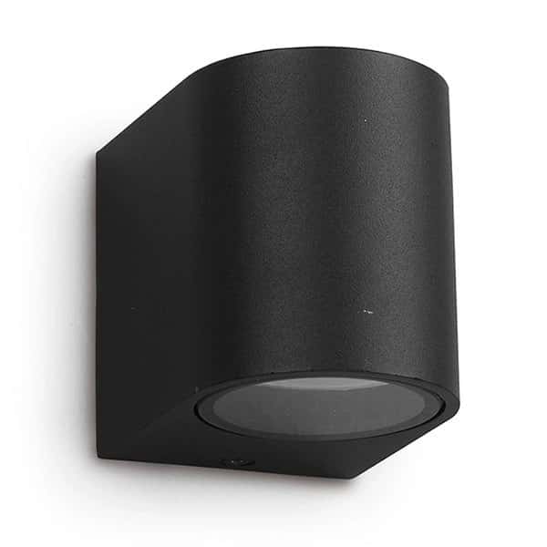 Lum. Fija Cilind. GU10 1 Dicro Negro
