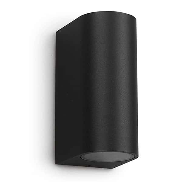 Lum. Fija Cilind. GU10 2 Dicro Negro