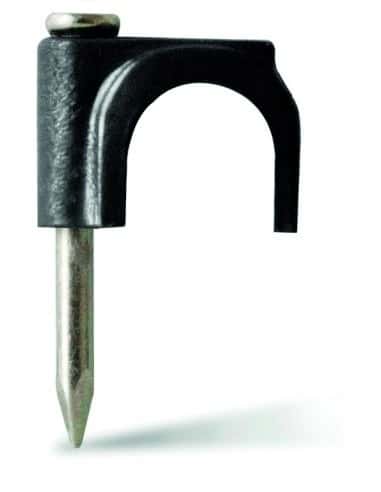 Grampa Cable Coaxil Nº 6 X 50 Un. Negro