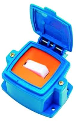 Caja Caps. C/Interruptor Azul
