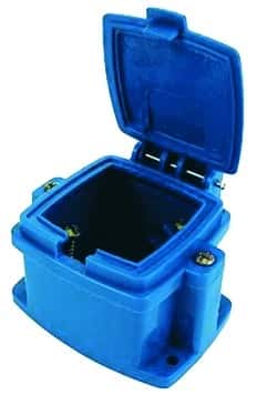 Caja Caps. Vacia P/Base 16 A. Azul