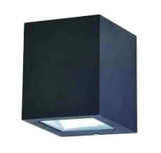 Aplique Pared Exterior Unidireccional Negro "Lb"