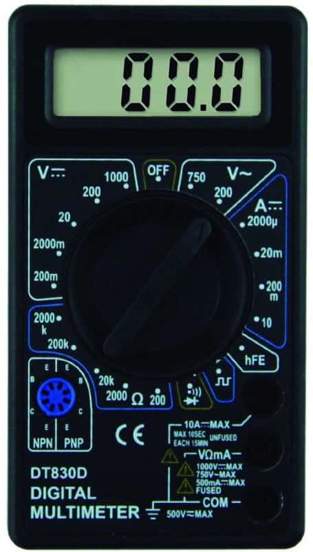 Tester Digital 830 D C/Buzzer