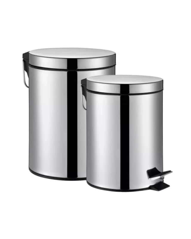 Cesto De Residuos Acero Inox. 12 Lts.