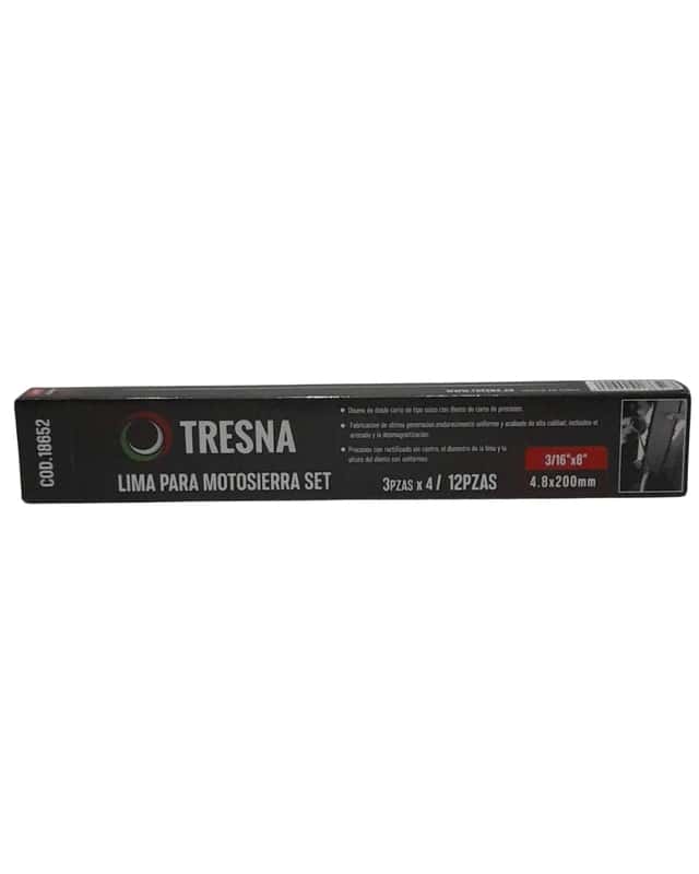 Lima Para Motosierra Set X 3 Pzas. 3/16 X 8"
