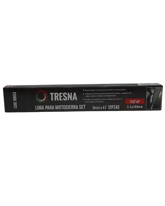 Lima Para Motosierra Set X 3 Pzas. 7/32 X 8"