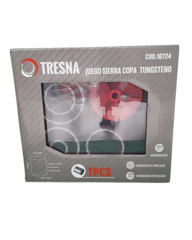 Jgo. Sierras Copas Tungsteno 7 Pzas. Tresna
