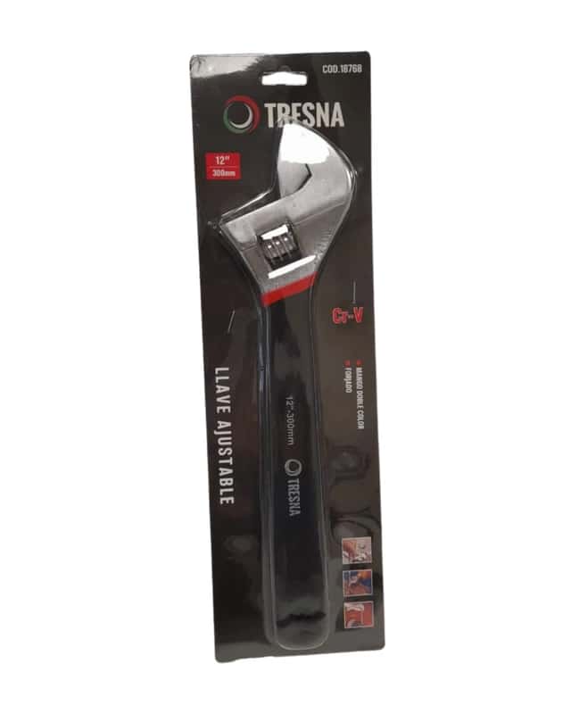 Llave Ajustable Cr-V Mango Soft 12"