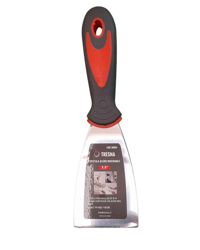 Espatula Acero Inox. Mango Soft 2-1/2