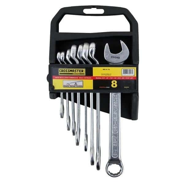 Jgo. 8 Llaves Comb. Acodadas MM. "Cross"- 5