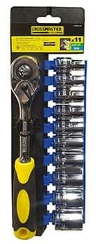 Set Bocallave Hexagonal 11 Pcs Enc. 1/2