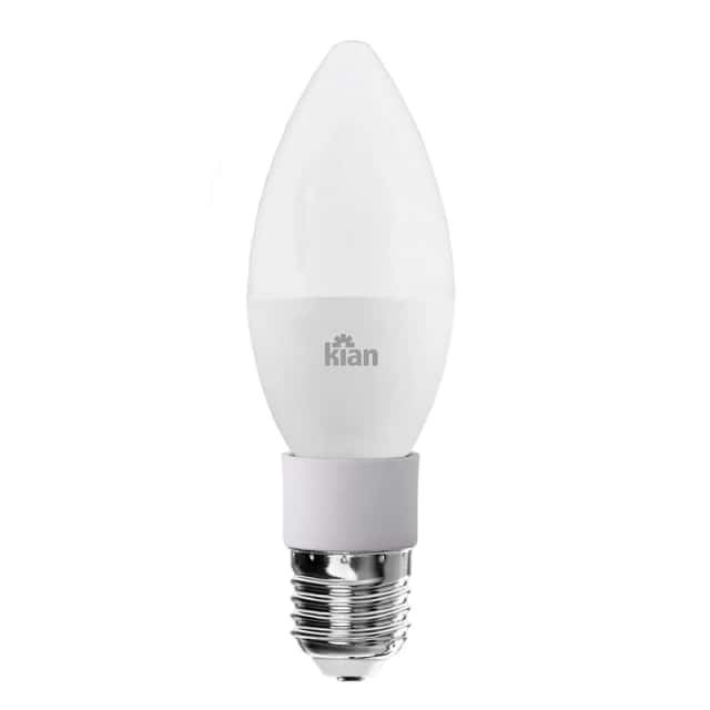 Lampara LED Vela 5 Watts E-27 Frost Luz Calida